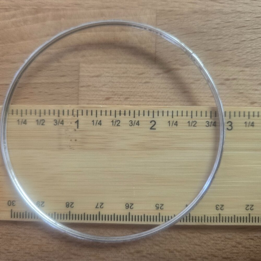 Sterling Silver 925 Bangle Braclets (2 pc. Set) - Picture 15 of 16